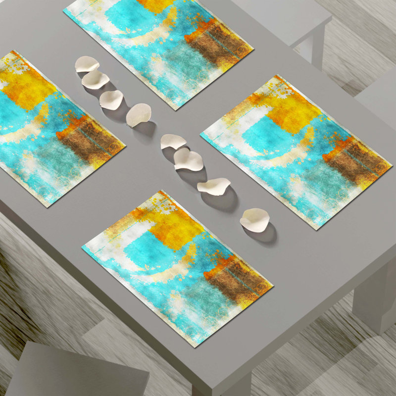 Napperon abstrait en polyester