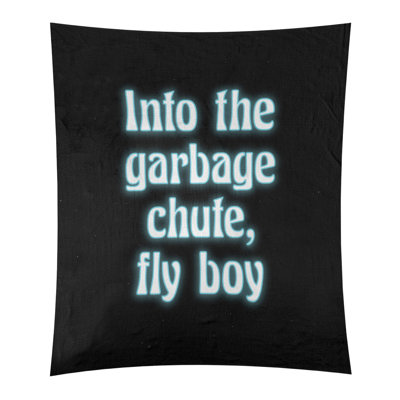 Tapisserie citation d’humour space en polyester
