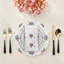 Pistils Small Bouquet Hemstitch 22" Linen/Cotton Napkin