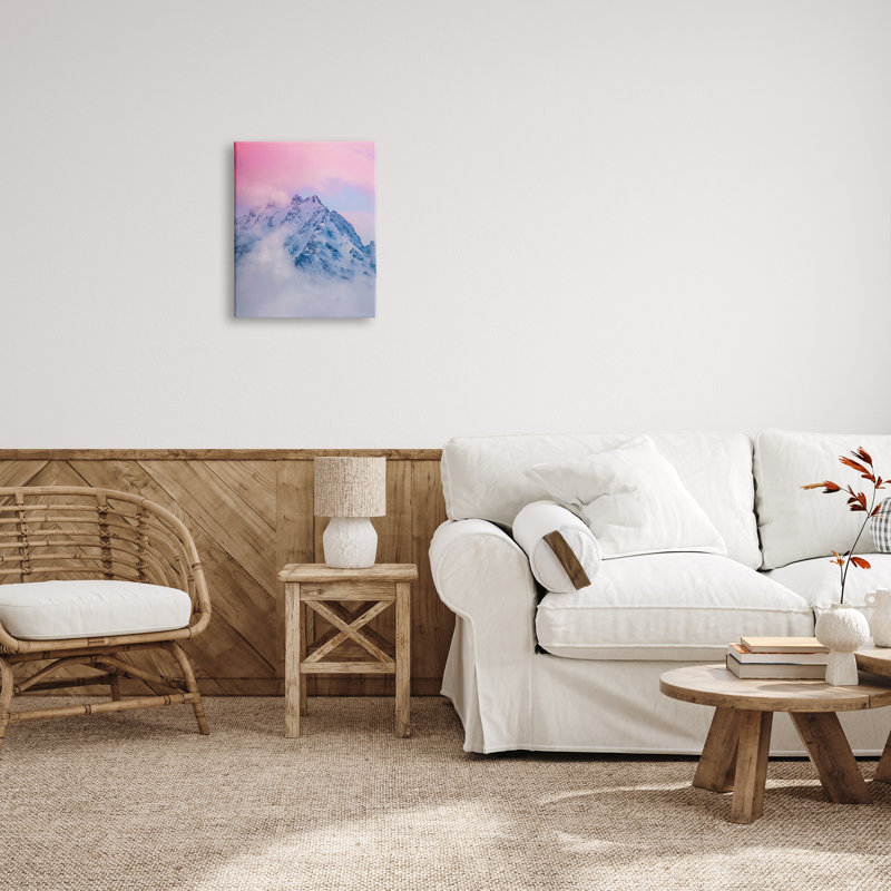 «Foggy Mountain» par Jared Kreiss, H 20 po x l 16 po x P 1,5 po