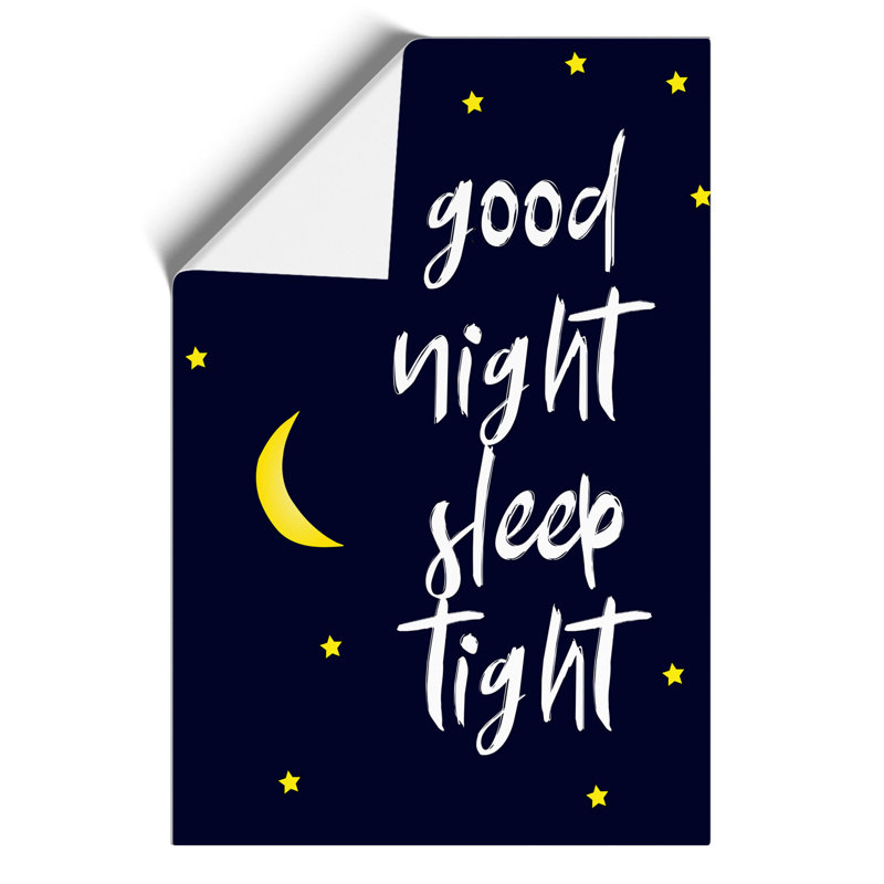 Good Night Sleep Tight - Frameless Print, 84cm H x 59cm W x 0.1cm D
