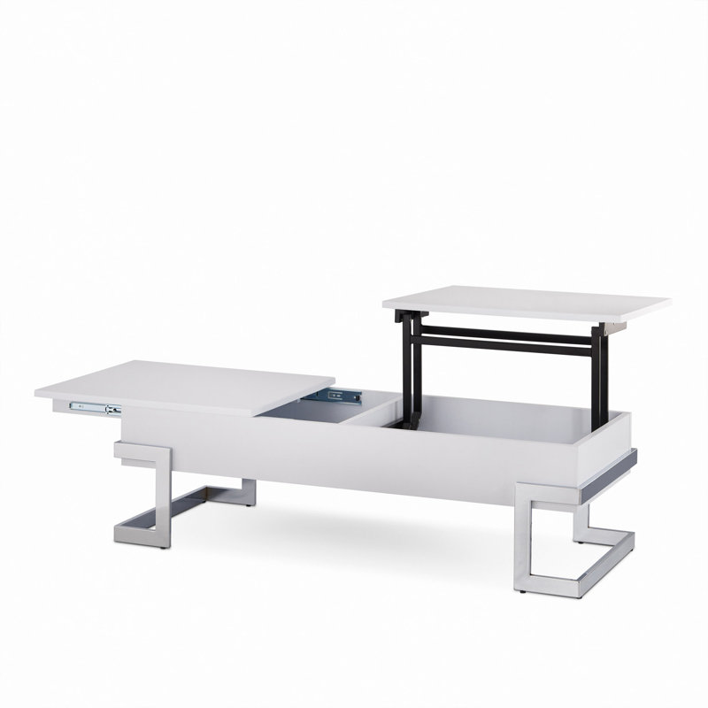 Calnan Coffee Table for Living Room, White