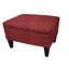 Repose-pieds de rangement rectangulaire en velours de 22 po de large Zaylee-173988151