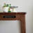 Nikan Walnut Solid Wood Top Dining Table-1219380134
