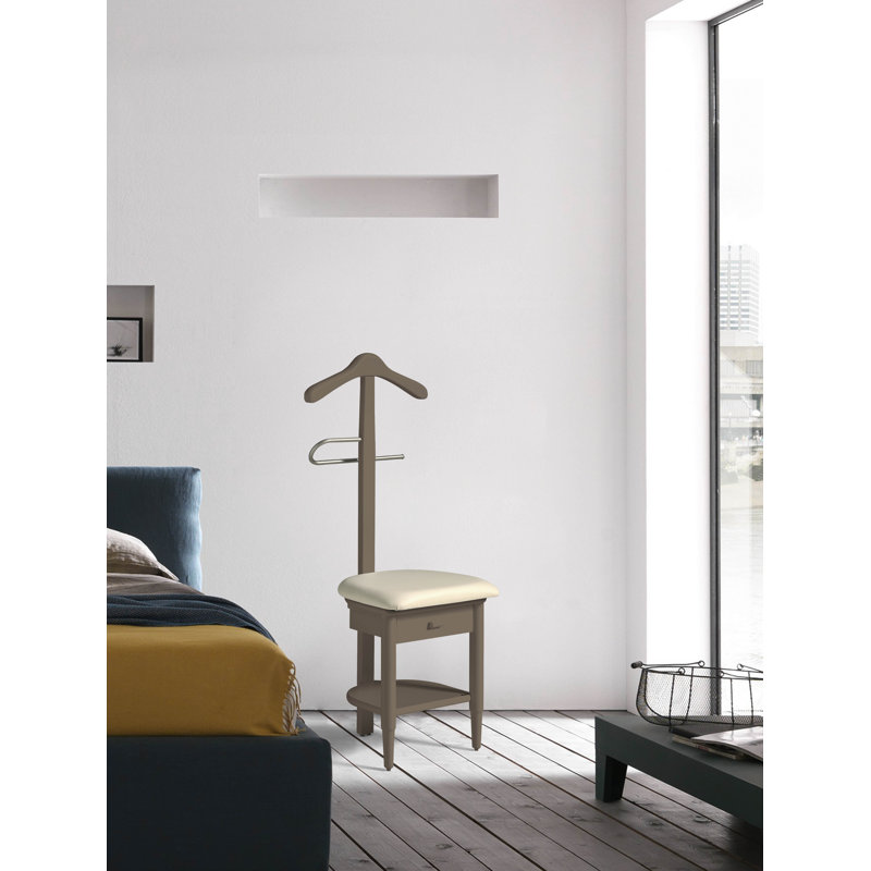 Freestanding Valet Stand, Moka