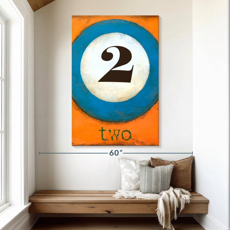 Senne Graphic Pool II, 51" H x 34" W