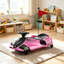 Poussette réglable pour jouets pour bébé, d'une capacité de 110 lb, rose et 35,5 lb