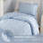2 Piece Twin and Twin XL Bow Embroidery Quilt Mini Set Ruffle Trim Reversible Microfiber 68x90-135278160