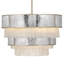 Reverie 12 - Light Unique Tiered Chandelier with Crystal Accents