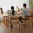 Cherry Rectangular Solid wood Butterfly Leaf Dining Table-109022592