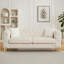 Canapés à compression, velours Chesterfield de 82,5 pouces, salon à la maison moderne
