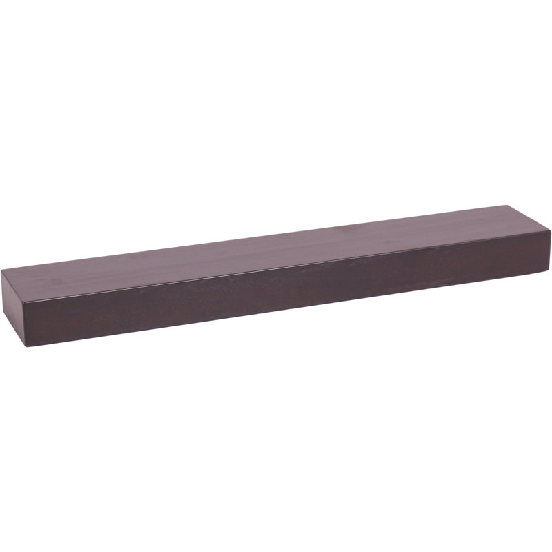Bisa Teak Floating Shelf, 3" H x 36" W x 6" D