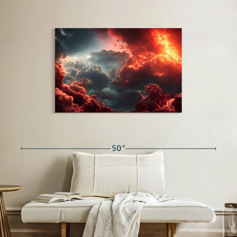 Final Battle Between Hell And Heaven VII, 26" H x 39" W