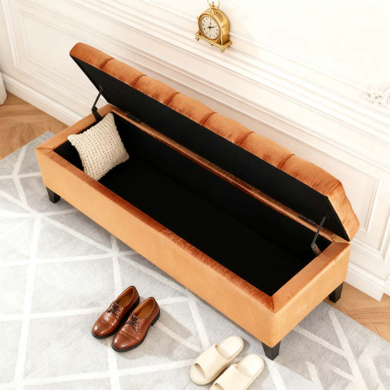 BANC DE RANGEMENT, Orange