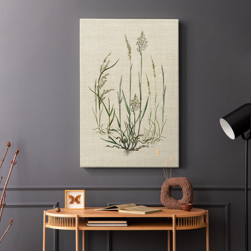 Lin Herbes I -Galerie enveloppée Cavas, H 48 po x l 32 po