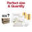 White Square Disposable Plastic Tableware Set - 120 Settings