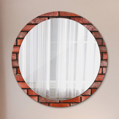 Huldar Glass Flat Wall Mirror