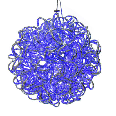 Latitude Run®  Spiral LED RGB Aluminum Ball 80 Lights