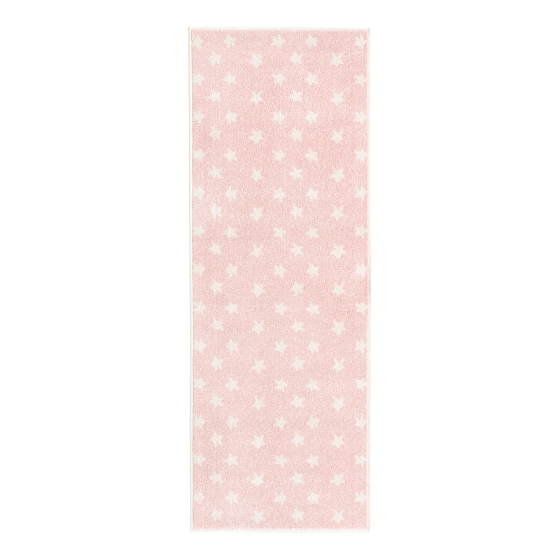 Whimsy Kids Geometric Polypropylene Plastic Rug, Runner 2'2" x 6'