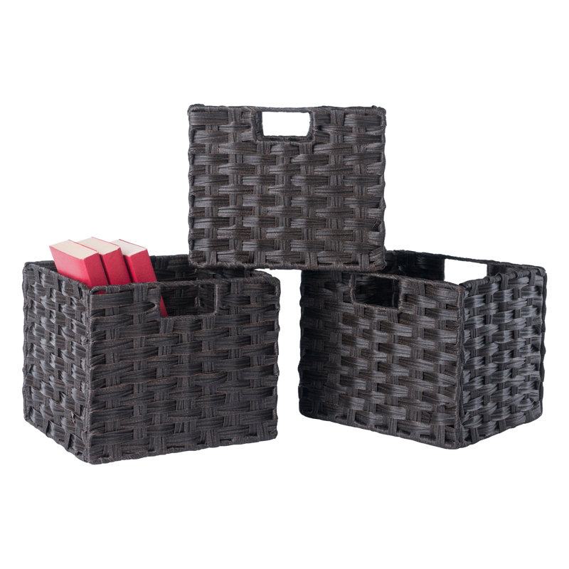 Ensemble de paniers pliables en rotin, Paquet de 3