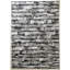 Tapis Abani Rugs Hide HID570A Noir Blanc Brindle Patchwork de briques Soriano-1466453844