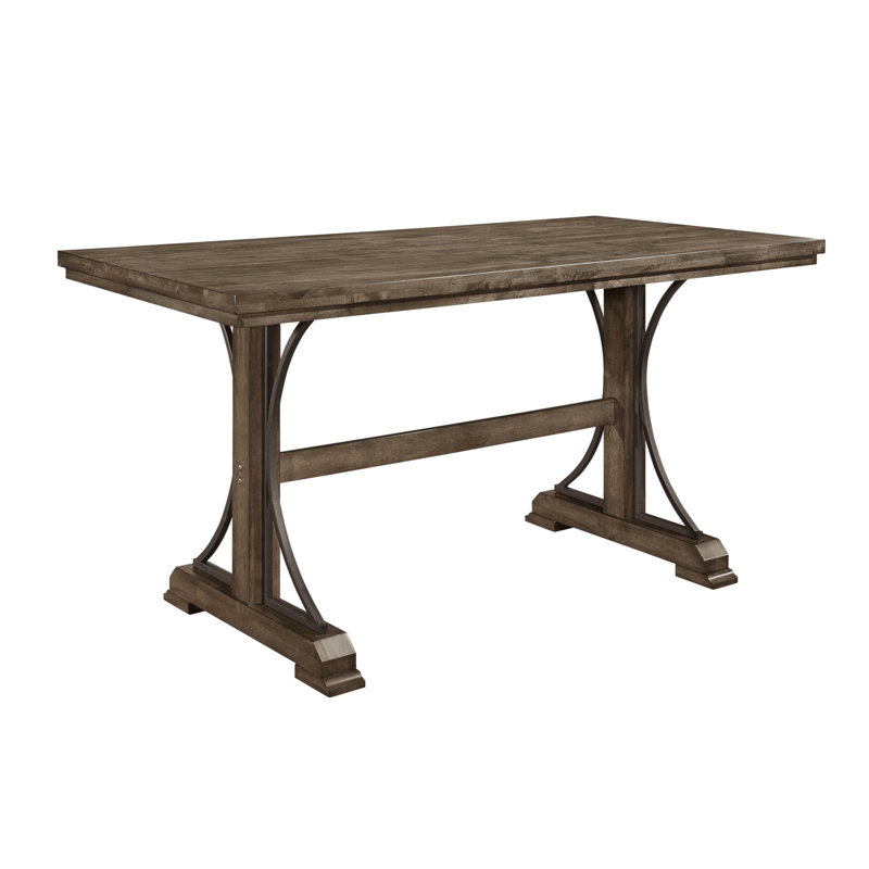 7Pc Counter Height Dining Set Rustic