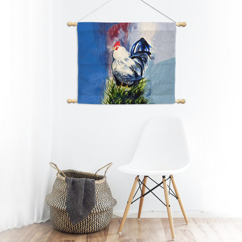 Suspension murale en polyester coq pour l'extérieur
