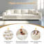 Canapé 102,4 po en velours côtelé 102,4 po-845996931