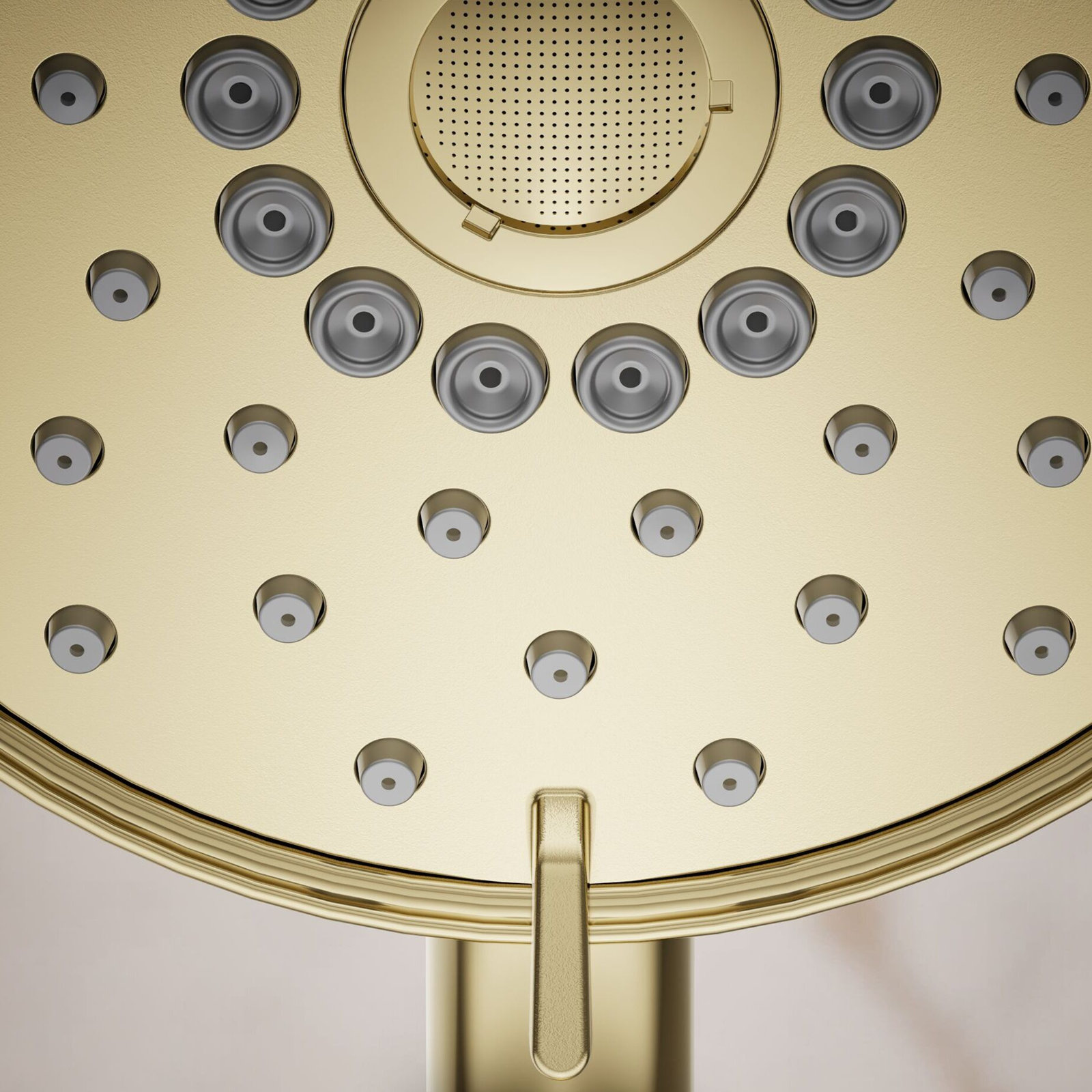 Purist Multifunction Handheld Shower Head, Vibrant French Gold, 1.75 GPM