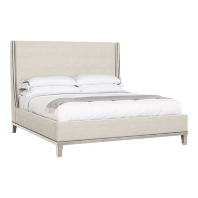 Michael Weiss Solid Wood Wingback Bed
