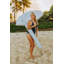 Chaise de plage avec parasol Edwin-76683849