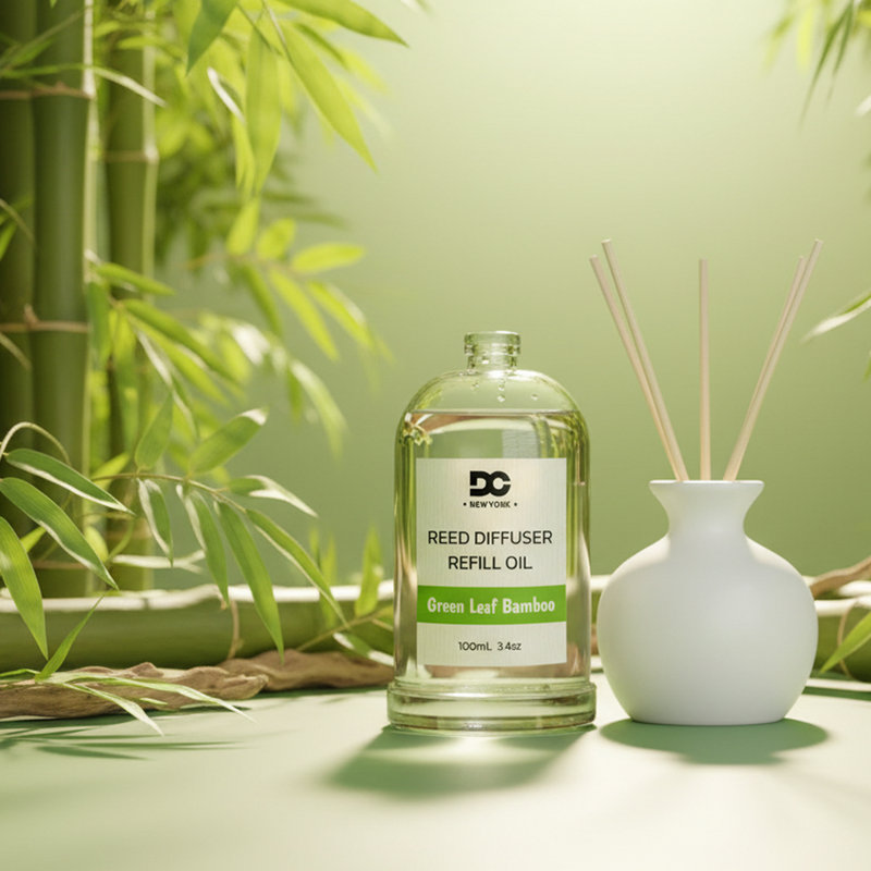 Green Leaf Bamboo Reed Diffuser Refill Oil