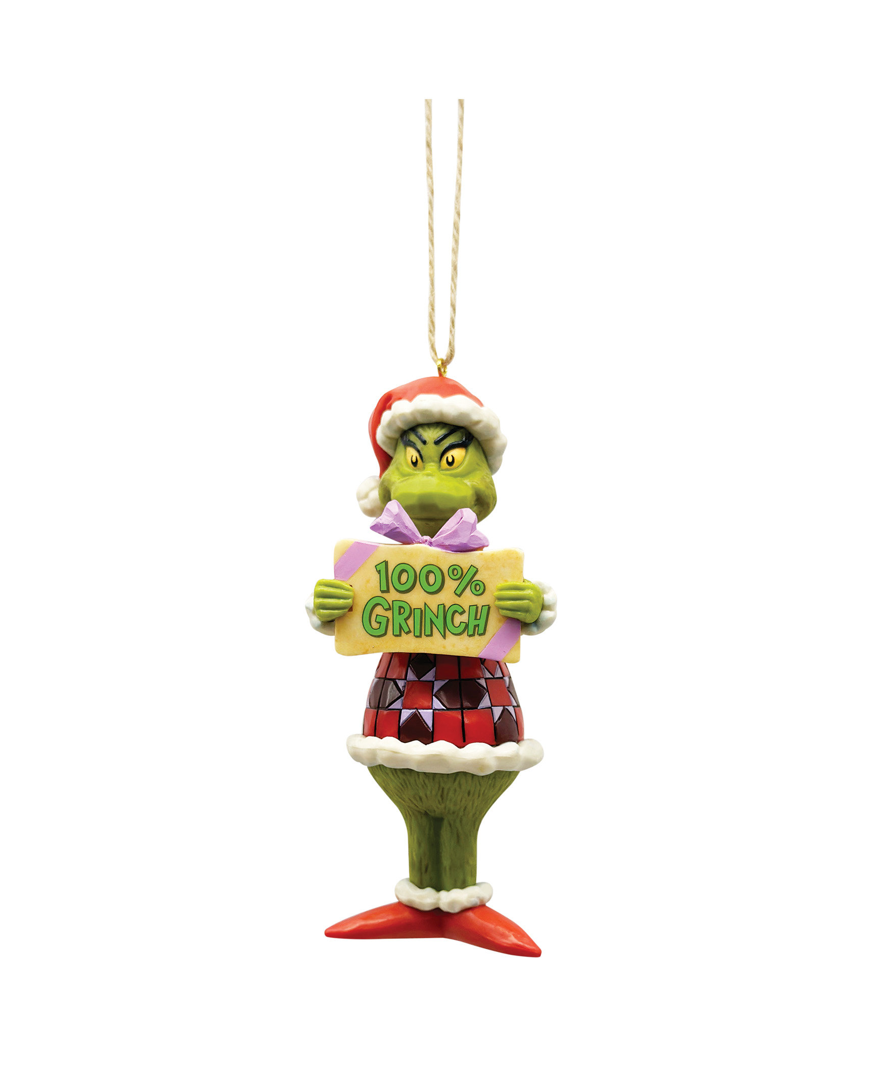 Jim Shore Grinch Ornament PVC 100% Grinch | Wayfair