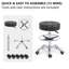 Penncross Adjustable Height Ergonomic Industrial Stool