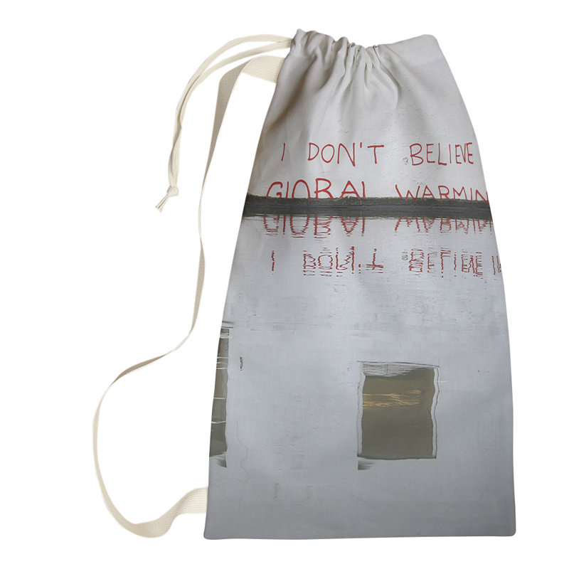 Fabric Laundry Bag with Handles, Small (29" H x 18" W x 1" D)