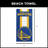NBA Zone Read Beach Towel, Soft Basketball Fan Pool Towel, 30 x 60 Inches-355193372