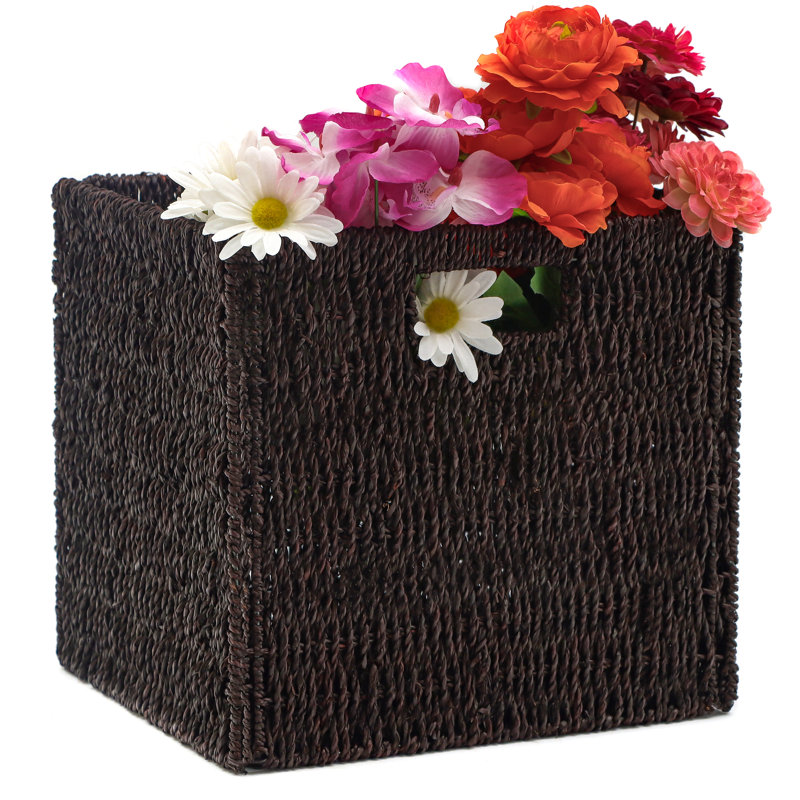 Panier en osier, Marron foncé