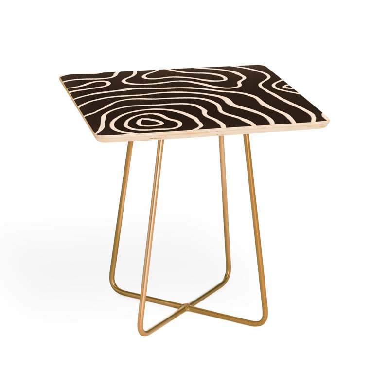 Table de bout à pieds croisés