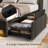 Komor Upholstered Storage Bed with Charging Station and LED Lights-1052387188-1052387191