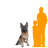 German Shepherd Sitting Life Size Statue