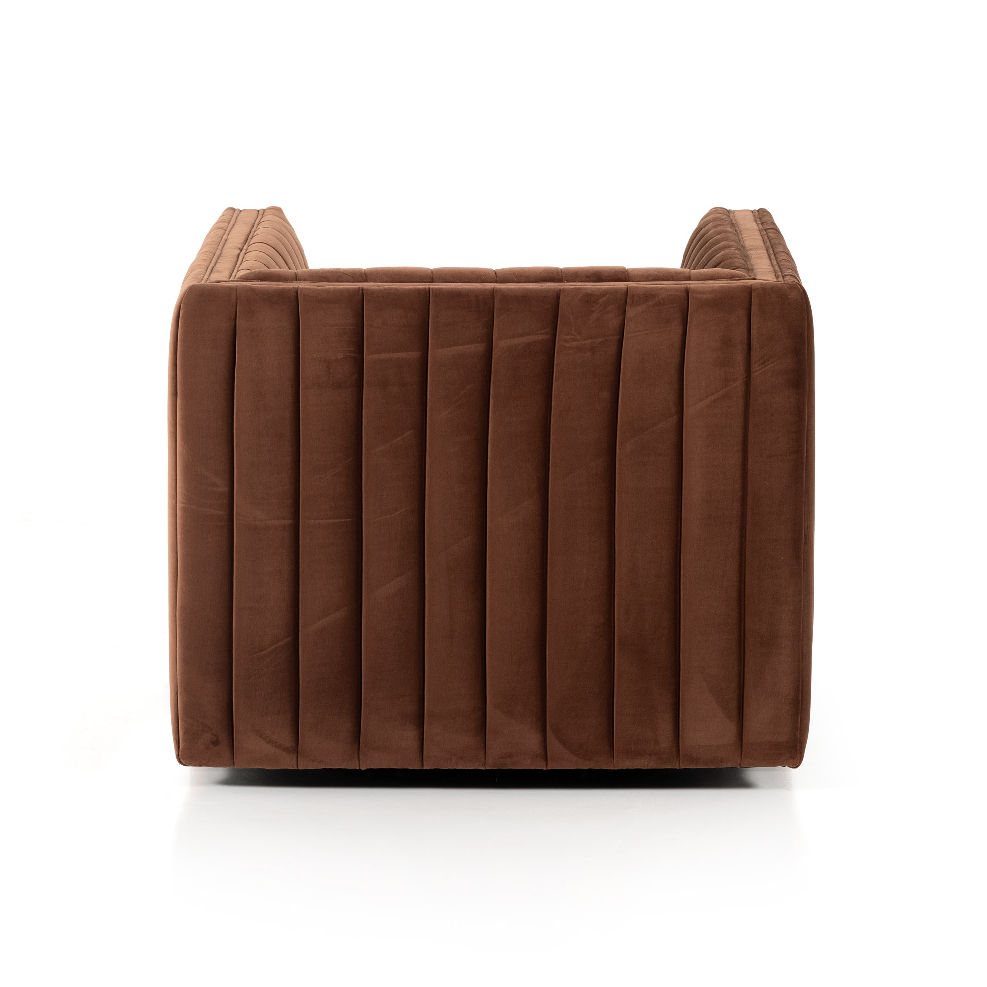 Brandt Swivel Armchair, Surrey Auburn Cotton Blend