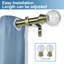 Marvelwood Steel 3.25'' 1'' Single Curtain Rod-424847226-424847228