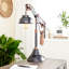 Lampe de bureau noire 24,2 po Simentale
