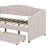 Twin Size Upholstered Daybed With Wood Slat And Two Drawers-761421339