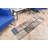 Handmade Vintage Turkish Runner Rug Featuring Unique Multicolor Patchwork Design With Geometric Patterns Ideal For Hallways
