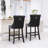 Upholstered Counter Stool with Solid Wood Frame-724752140-724752150