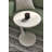 Jermichael C-Shaped Round End Table with Rolling Wheels-1909442576