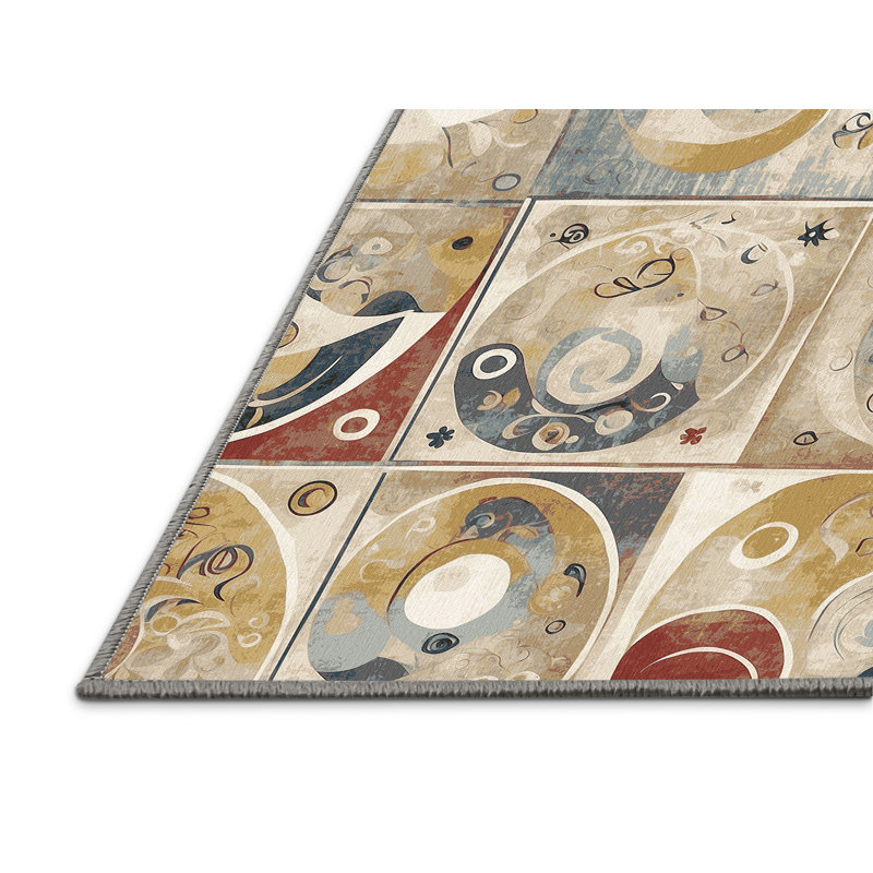 Spunky Streak Rug, Round 4'