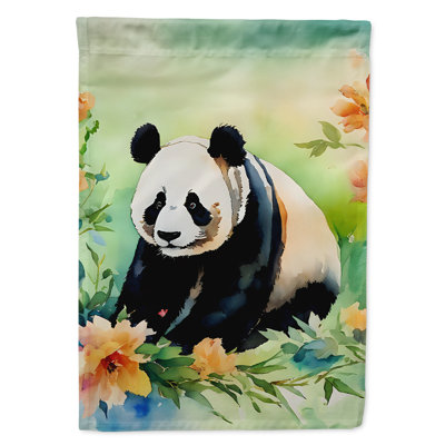 Drapeau de maison de panda