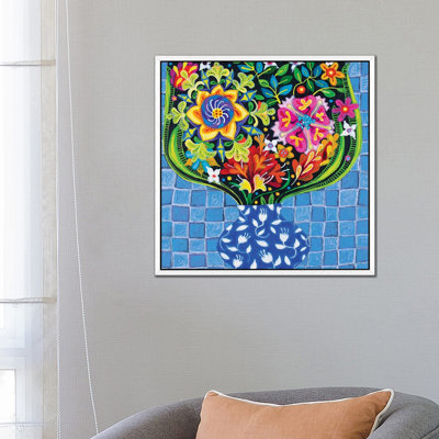 The Blue And White Vase by Imogen Skelley - Painting on Canvas